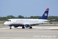 N814MD @ KSRQ - US Air Flight 3346 operated by Republic (N814MD) arrives at Sarasota-Bradenton International Airport - by Donten Photography