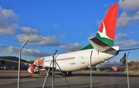 G-TOYH @ EGHH - Exiting workshop after attention. - by John Coates