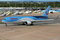 G-OBYH @ EGCC - Thomson Airways Boeing B767-304ER taxi to takeoff