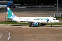 CS-TRL @ EGCC - Orbest A320-214 taxi in MAN/EGCC