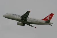 TC-JLU @ LFBO - Airbus A319-132, Take-off Rwy 32R, Toulouse Blagnac Airport (LFBO-TLS) - by Yves-Q