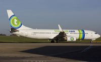 F-GZHG @ EGSH - Being towed to stand 9....