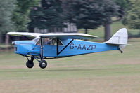 G-AAZP @ X1WP - De Havilland DH-80A Puss Moth at The De Havilland Moth Club's 28th International Moth Rally at Woburn Abbey. August 2013. - by Malcolm Clarke