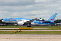 G-TUIA @ EGCC - Thomson Airways Boeing B787-8 Dreamliner takeoff in MAN/EGCC