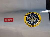 N10019 @ CMA - 1951 Grumman HU-16B ALBATROSS, two Wright R-1820-76A 9 cylinder radial Cyclones, 1,425 Hp each. Experimental class. logo - by Doug Robertson