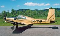 LN-TVR @ ENHS - Orlican L-40 Meta Sokol [150615] Hokksund~LN 03/06/2000. Written off when roof collapsed due to weight of snow destroyed aircraft and the hangar in 2002. Being used in the rebuild of LN-BNS. - by Ray Barber