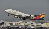 HL7418 @ KLAX - Departing LAX - by Todd Royer