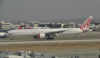 VH-VOZ @ KLAX - Taxiing to gate at LAX - by Todd Royer