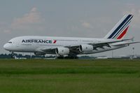 F-HPJD @ LFPG - Airbus A380-8612, Landing Rwy 26L, Roissy Charles De Gaulle Airport (LFPG-CDG) - by Yves-Q