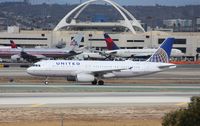 N474UA @ KLAX - Airbus A320