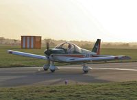 G-BZLG @ EGHH - Sunset at Bth Flying Club - by John Coates