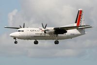 OO-VLQ @ LFRB - Fokker 50, Short approach Rwy 25L, Brest-Bretagne Airport (LFRB-BES) - by Yves-Q