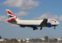 G-CIVB @ MIA - British 747-400 - by Florida Metal