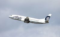 N792AS @ KLAX - Boeing 737-400 - by Mark Pasqualino