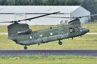 D-663 @ EHEH - Touching down on the runway.