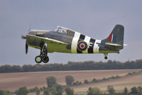 G-RUMW @ EGSU - Taking off to display at Duxford Autumn Air Show 2013. - by Arjun Sarup