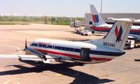 N122AM @ CMH - American Eagle EMBRAER EMB-120ER N122AM SN 120.013  Yr Mfg 1986 Exported to Germany 9/12/02 Currently EC-JBE With Swifair in cargo configuration  @ Port Columbus IAP 8/91 - by tconley