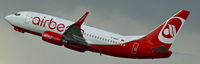 D-AGEC @ EDDL - Germania (Air Berlin cs.), is climbing out at Düsseldorf Int´l(EDDL) - by A. Gendorf