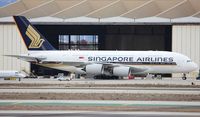9V-SKL @ KLAX - Airbus A380-800 - by Mark Pasqualino