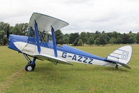G-AZZZ @ X1WP - De Havilland DH-82A Tiger Moth II at The De Havilland Moth Club's 28th International Moth Rally at Woburn Abbey. August 2013. - by Malcolm Clarke