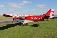 G-SAVY @ EGBR - ICP MXP-740 Savannah VG Jabiru at The Real Aeroplane Club's Helicopter Fly-In, Breighton Airfield, September 2013. - by Malcolm Clarke