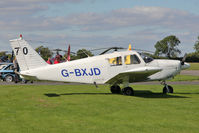 G-BXJD @ EGBR - Piper PA-28-180 Cherokee at The Real Aeroplane Club's Helicopter Fly-In, Breighton Airfield, September 2013. - by Malcolm Clarke