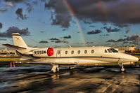 N155SM @ TJIG - Citation parked at Signature FBO TJIG. - by Joel Melendez