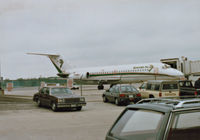 N38641 @ CMH - Emerald Air  Douglas DC-9 N38641 C/N 47060 Date Mfg 10-3-1967 Current status Stored - by tconley