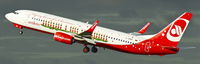 D-ABMS @ EDDL - Air Berlin (Flying Home for Christmas cs. + ttl.), seen here climbing out at Düsseldorf Int´l(EDDL) - by A. Gendorf