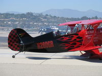 N260GR @ CMA - 1984 Christen PITTS S-2B ex 'HAVOC', Lycoming AEIO-540 260 Hp, closeup taxi - by Doug Robertson