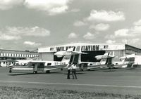 5Y-AOY - Taken at Wilson Airport outside CMC Aviation hangar following delivery of the two Trislanders bought by Uganda Aviation Services. 5Y-AOY was then used by SUnbird Charters for game park operations run by Viscount Andrew Cole. - by David Dixon