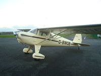 G-BWOB @ EGFF - Luscombe G-BWOB fresh out of restoration. - by P. R. BUSH
