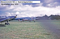 VZ 728 - On display at Strathallan Air Museum, July 1974 - by Dennis Anderson