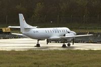 EC-GFK @ EGNX - 1977 Swearingen SA-226AT Merlin IVA, c/n: AT-062 on EMA Cargo ramp - by Terry Fletcher