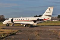 N505SV @ EGHH - Parked in the sun at CTC and said to have extra 9 ft wing span and winglets. - by John Coates