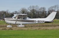 G-BOYP @ EGSV - Landing at Old Buckenham. - by Graham Reeve