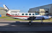 G-UILT @ EGHH - Being towed from paintshop after respray - by John Coates