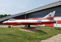 WV395 @ EHLE - Hawker Hunter F.51 at Lelystad. Back end is from WV395, The rest from Danish AF Hunter E-410. - by moxy