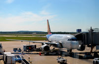 N826AW @ KAUS - Arizona at gate 21 -- Austin, TX - by Ronald Barker
