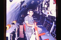 62-4139 - Here is a picture I took, of the inside console in 1972. I think it was 62-4139. - by Glenn Downer