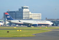 N283AY @ EGCC - US Airways N283AY Airbus A330-243 taxiing at Manchester Airport. - by David Burrell