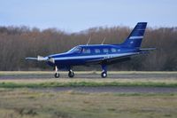 N866LP @ EGFH - Resident Malibu Mirage touch and go Runway 22. - by Roger Winser