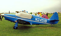N2451B @ EGTC - Temco Globe GC-1B Swift [3751] Cranfield~G 04/07/1998 - by Ray Barber