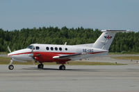 SE-IXC @ ESOE - Beech King Air air ambulance taxying in at Örebro airport, Sweden. Operated by Scandinavian Air Ambulance AB. - by Henk van Capelle