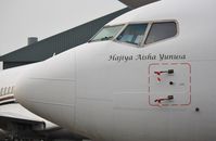 G-TOYH @ EGHH - Now Azman Airlines and close up of new name. - by John Coates