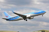 G-TAWP @ EGHH - Climbing away from 26 - by John Coates
