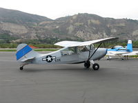 N1052E @ SZP - 1946 Aeronca 7AC CHAMPION converted to 7CCM/L-16B, Continental C90-8F 90 Hp, spotting - by Doug Robertson