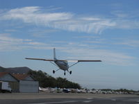 N704JH @ SZP - 1976 Cessna 150M, Continental O-200 100 Hp, on short final Rwy 22 - by Doug Robertson