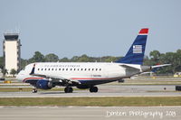N801MA @ KSRQ - US Air Flight 3346 operated by Republic (N801MA) prepares for flight at Sarasota-Bradenton International Airport - by Donten Photography