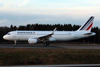 F-HEPH @ ESSA - Lining up 01L at dusk. - by Anders Nilsson